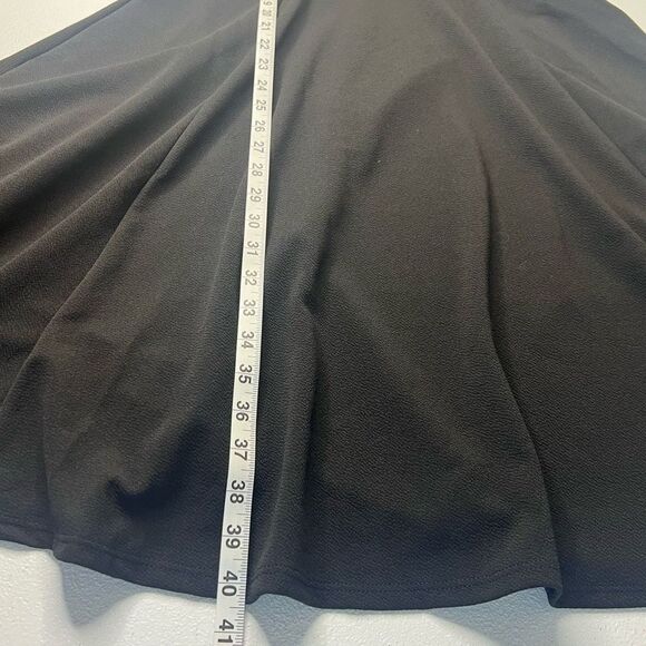 Modcloth Black Date Night Done Right 3/4 Sleeve Fit and Flare Dress Size Small - Picture 16 of 16